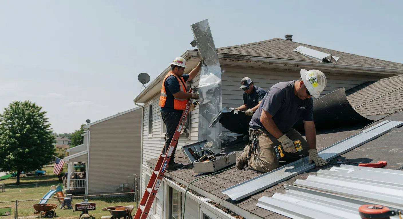Storm Damage Metal Roof Repair in Terreton, ID